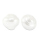 Imitation freshwater pearls 8x7mm White